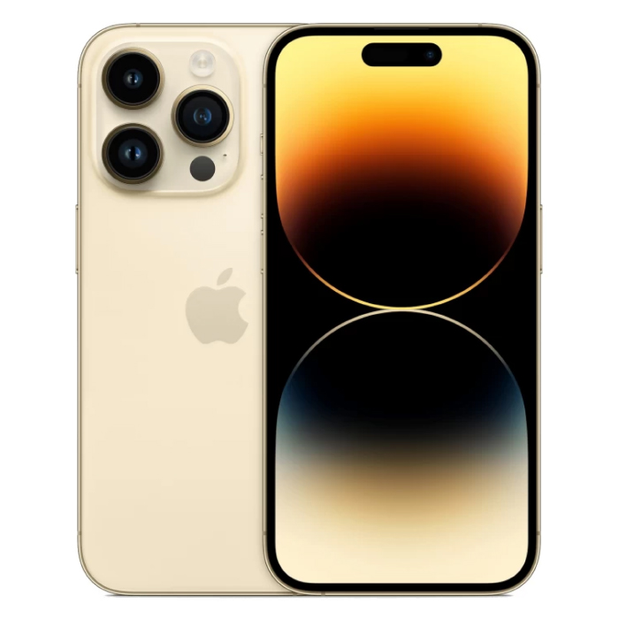 iPhone 14 Pro Max 256Гб (1 sim + eSIM / 87% / без коробки) Золотой - Б/У ★★★☆☆