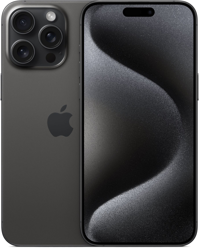 iPhone 15 Pro Max 256Гб (1 Sim + eSIM / без коробки) Черный титан - Б/У