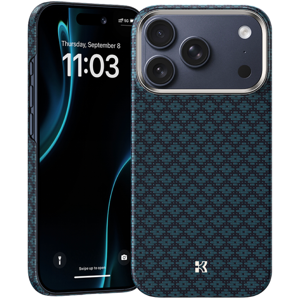 Чехол BENKS ArmorAir ArmorGrid Phone case Built with Kevlar для iPhone 17 Pro Max, Синий
