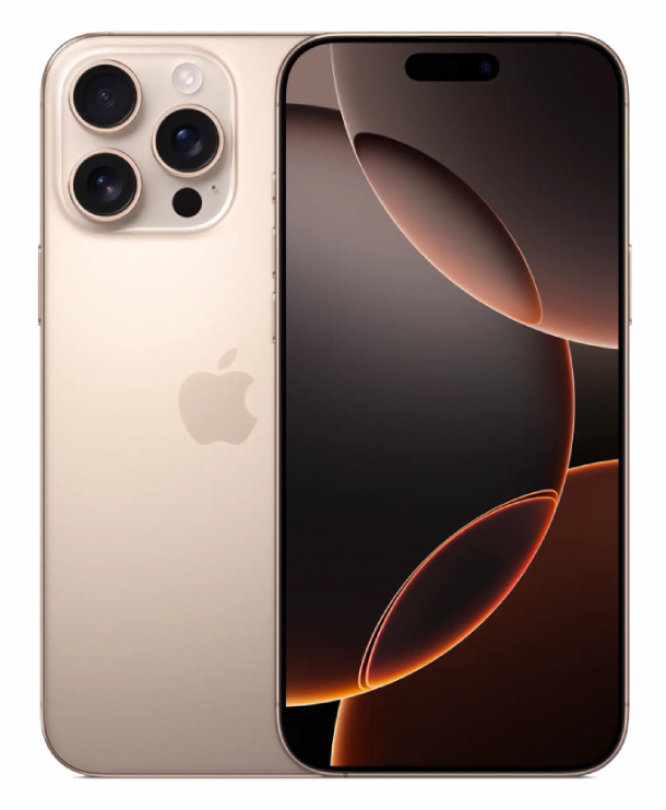 iPhone 16 Pro Max 256Гб (1 sim + eSIM / 93% / Без коробки) Пустынный титан - Б/У ★★★☆☆
