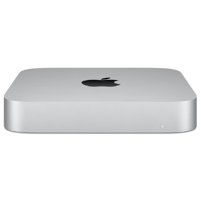 Apple Mac Mini, 2023, M1, 8/10 Core, 8Гб RAM/256Гб SSD, Серебристый, MMFJ3