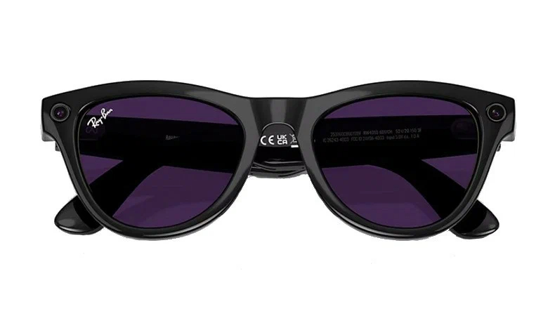 RayBan Meta Skyler RW4010 Shiny Black Amethyst (150 - 52 Size), Черный в Ейске