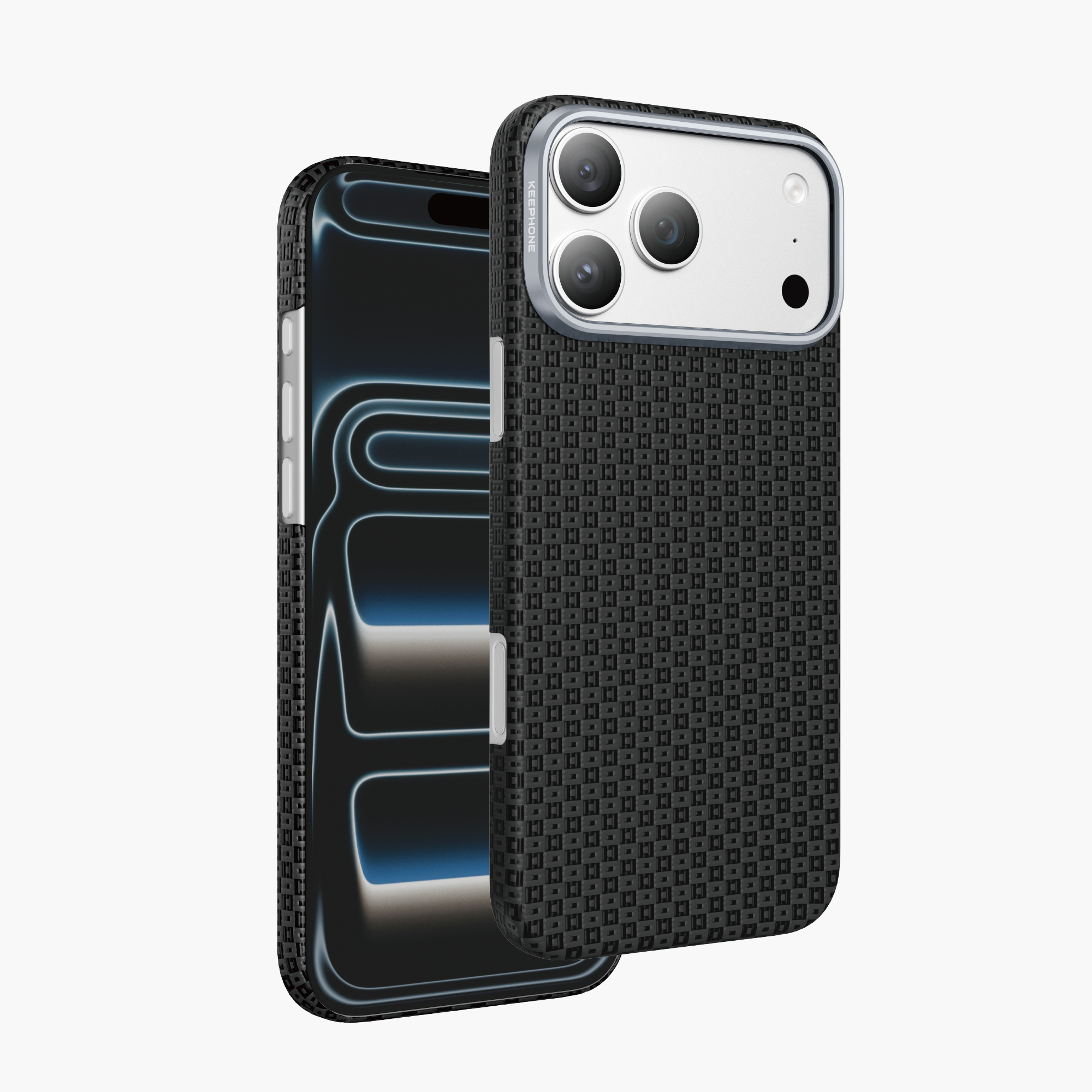 Чехол Keephone Kevlar Ankora MagSafe Case для iPhone 17 Pro, Черный