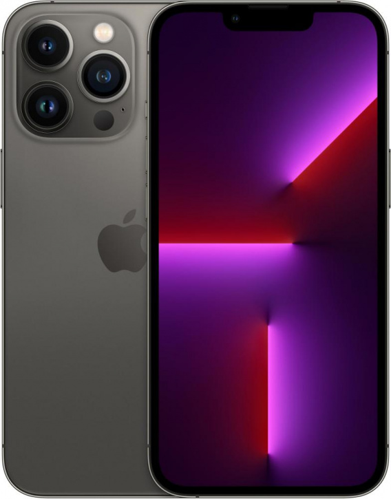 iPhone 13 Pro Max 256Гб (81% / Заменена камера / без коробки) Графитовый - Б/У ★★★☆☆