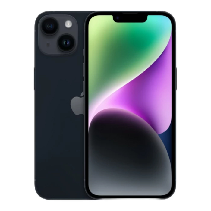 iPhone 14 128Гб (2 sim / 80%) Темная ночь - Б/У ★★★★☆