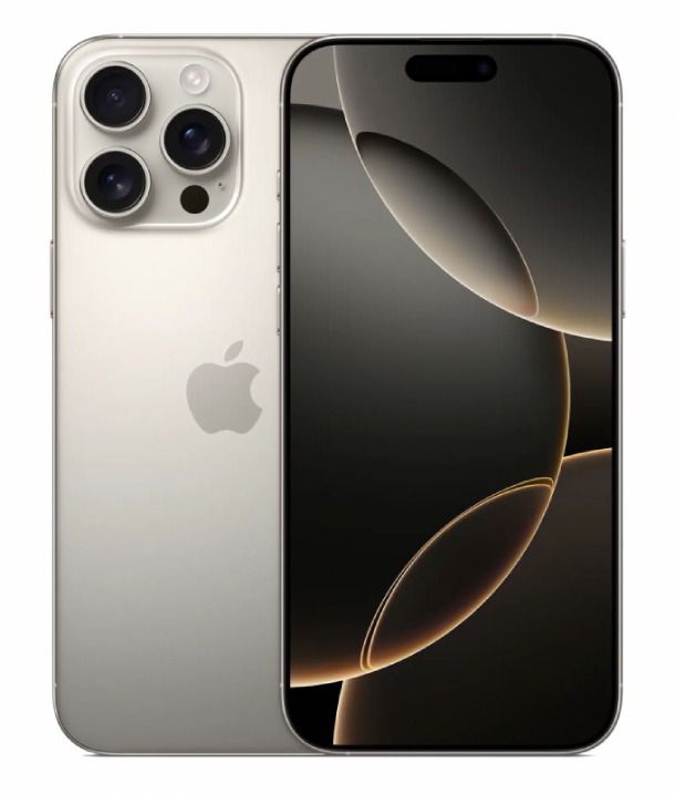 iPhone 16 Pro Max 512Гб (1 sim + eSIM / 89% / Без коробки) Натуральный титан - Б/У ★★★☆☆