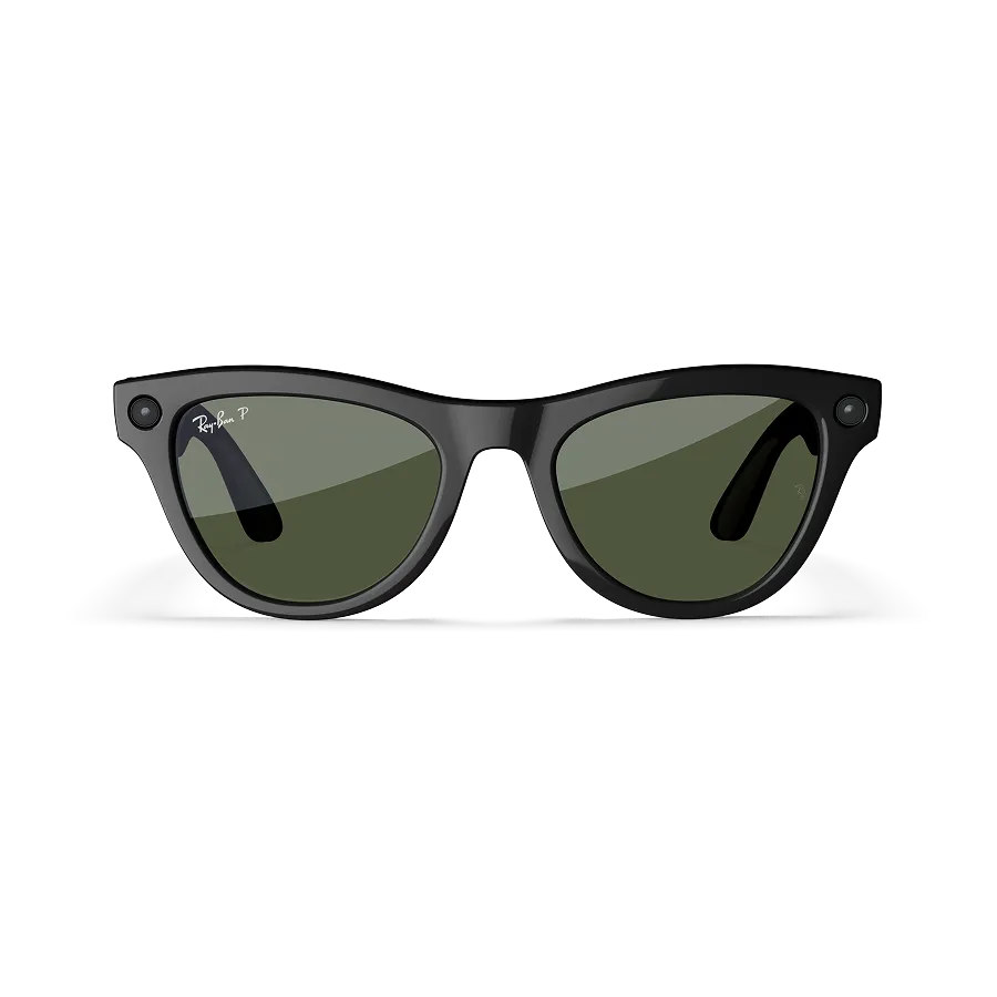 Умные очки RayBan Skyler RW4010 Shiny Black/Green (150 - 52 Size) в Ейске