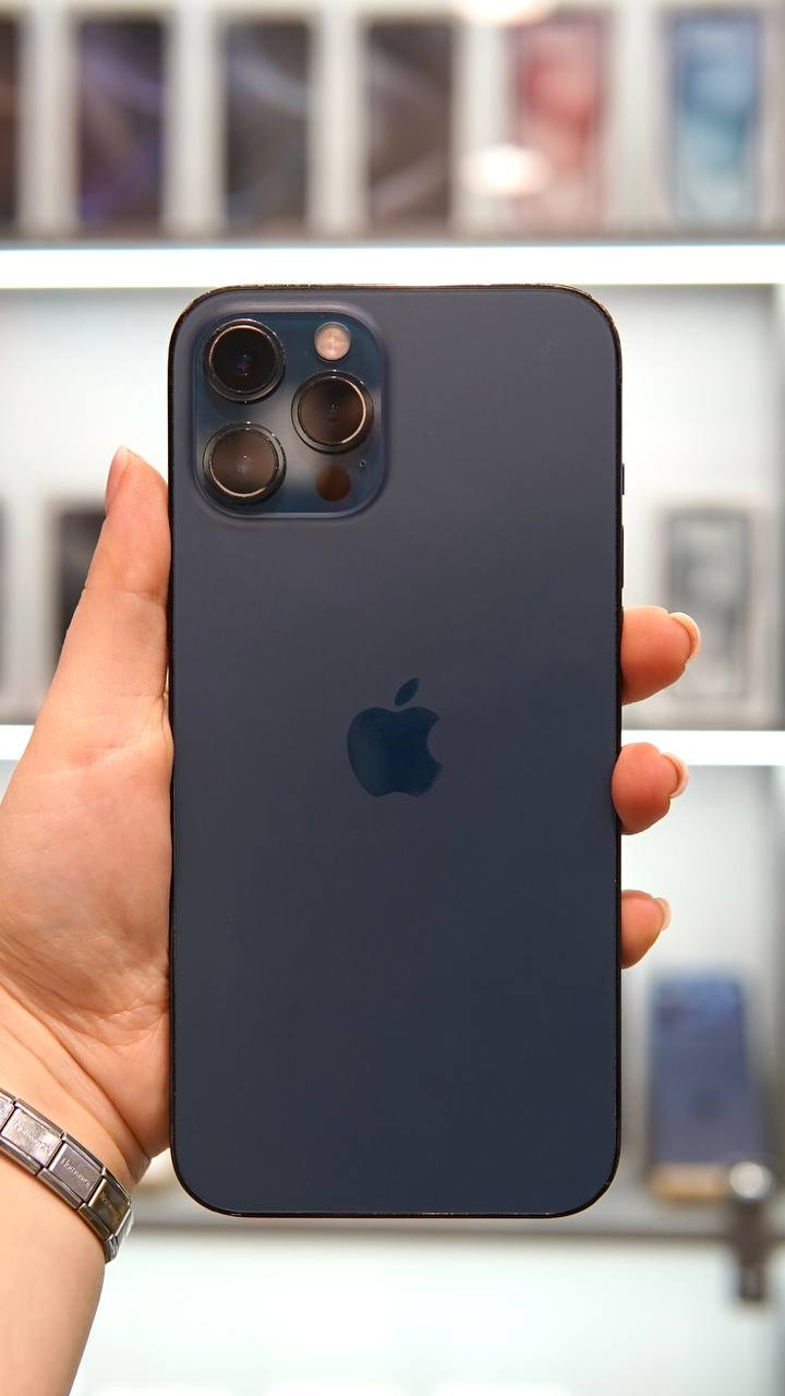 iPhone 12 Pro Max 512Гб (75% / без коробки) Тихоокеанский синий - Б/У ★★★☆☆