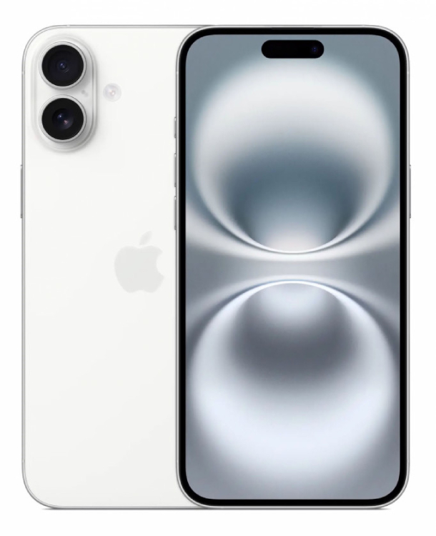 iPhone 16 256Гб (1 sim + eSIM / 88%) Белый - Б/У ★★★★★