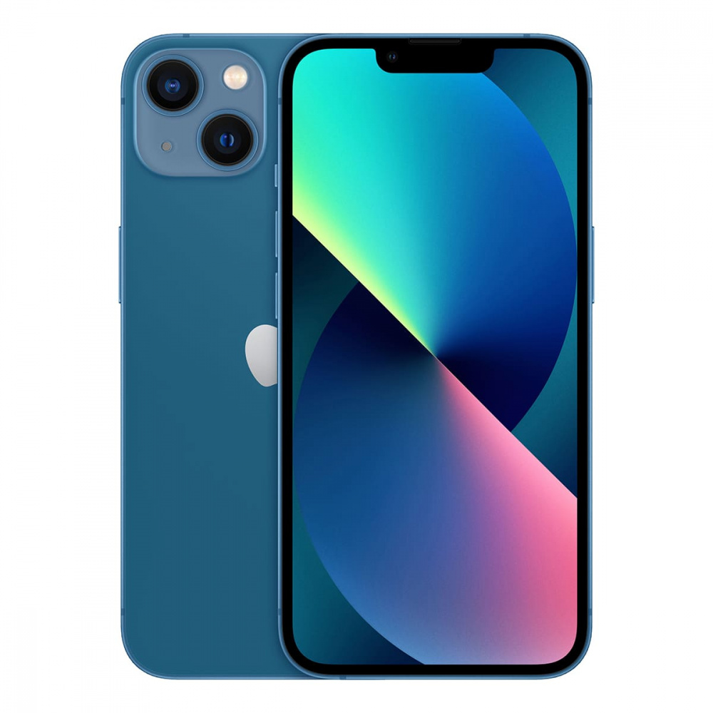 iPhone 13 128Гб (100% / Заменен АКБ) Синий - Б/У ★★★☆☆