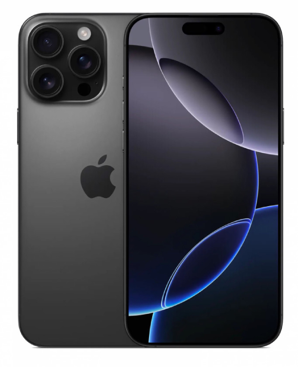 Смартфон Apple iPhone 16 Pro 256Гб (1 sim + eSIM) Черный титан