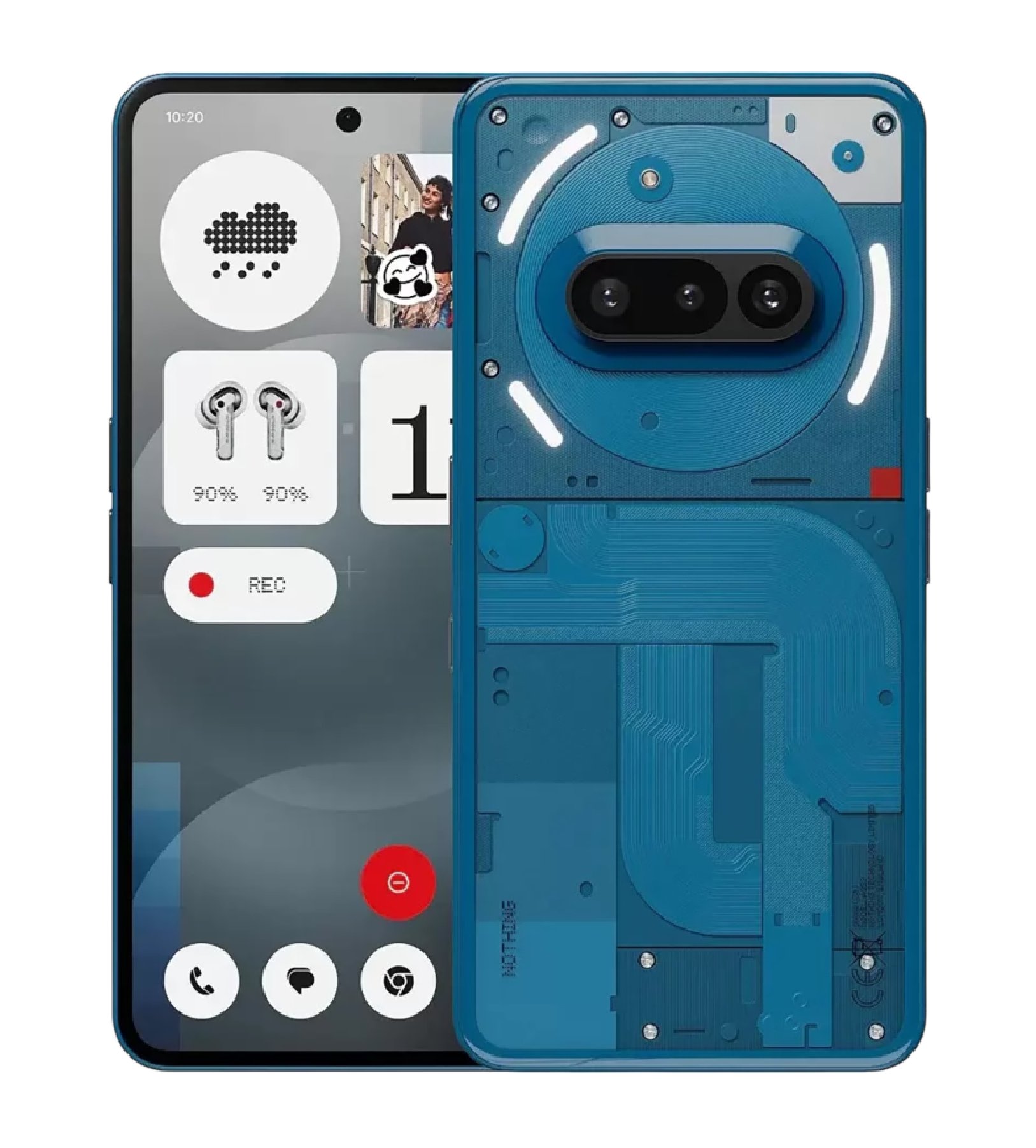 Nothing Phone (3A) 12/256Гб, Синий