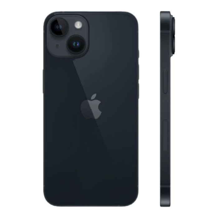 iPhone 14 Plus 256Гб (1 sim + eSIM / 84%) Темная ночь - Б/У ★★★☆☆
