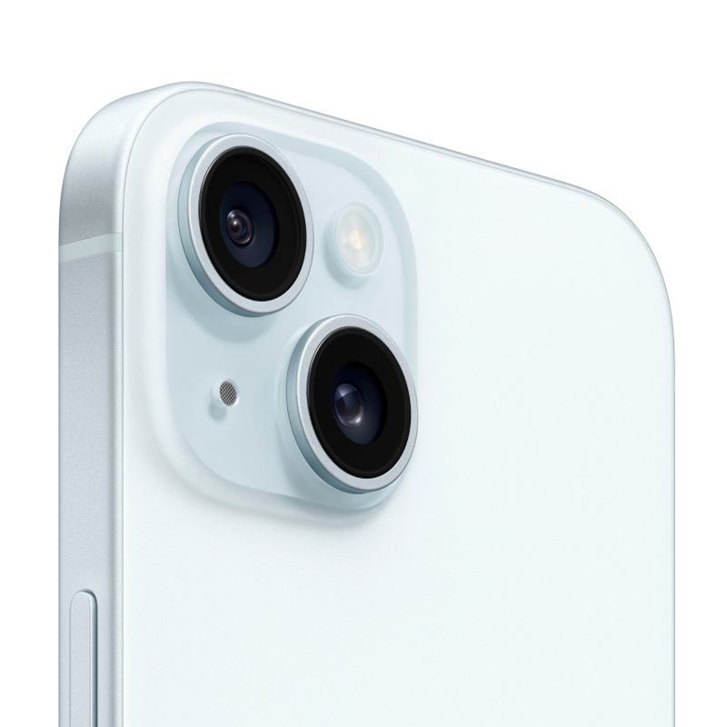 iPhone 15 128Гб (1 sim + eSIM / 100% / Без коробки) Голубой - Б/У ★★★☆☆