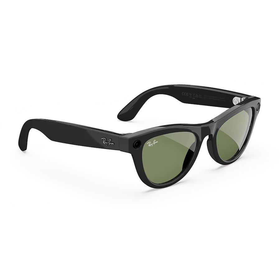 Умные очки RayBan Skyler RW4010 Shiny Black/Green (150 - 52 Size) в Ейске