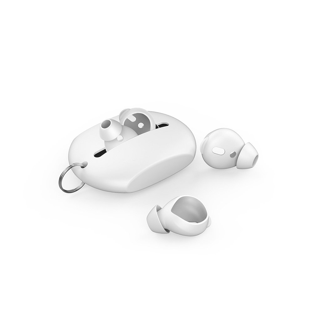 Силиконовые амбушюры Deppa Buds для AirPods, 2 пары, Белый