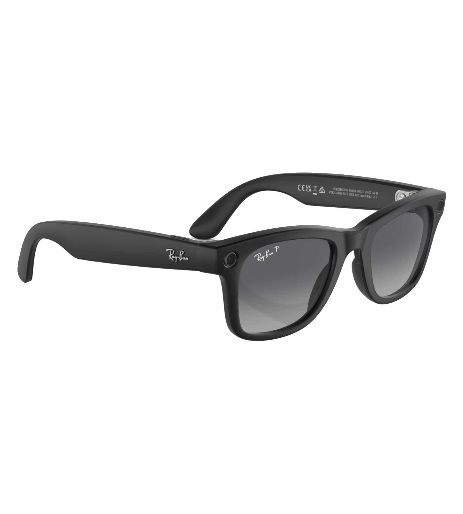 Умные очки RayBan Wayfarer RW4006 Matte Black/Gradient Graphite (150 - 50 Size) в Ейске