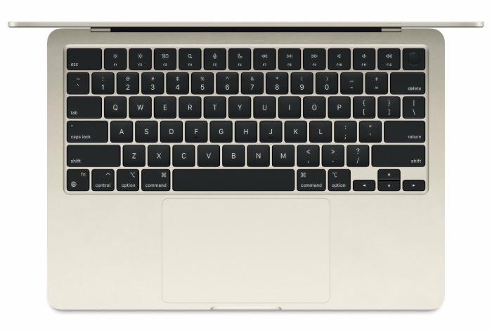 MacBook Air 15", 2024, 8C CPU/10C GPU/M3/24Гб/512Гб SSD, Сияющая звезда,  MC9K4