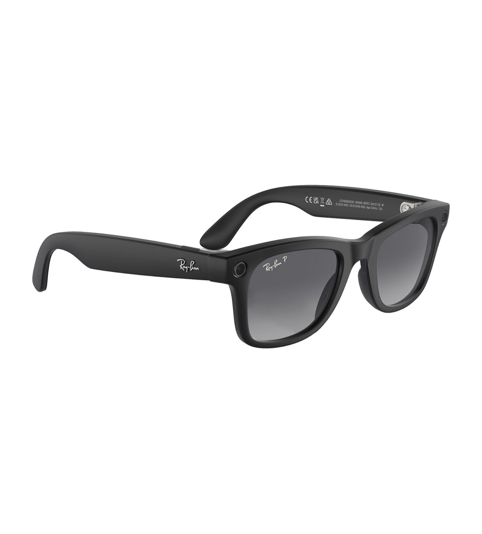 RayBan Meta Wayfarer, 155-53 размер, Матовый черный графитовый градиент, RW4008 в Ейске