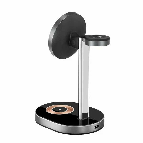 Беспроводное зарядное устройство с подставкой WiWU Light Shadow 3in1