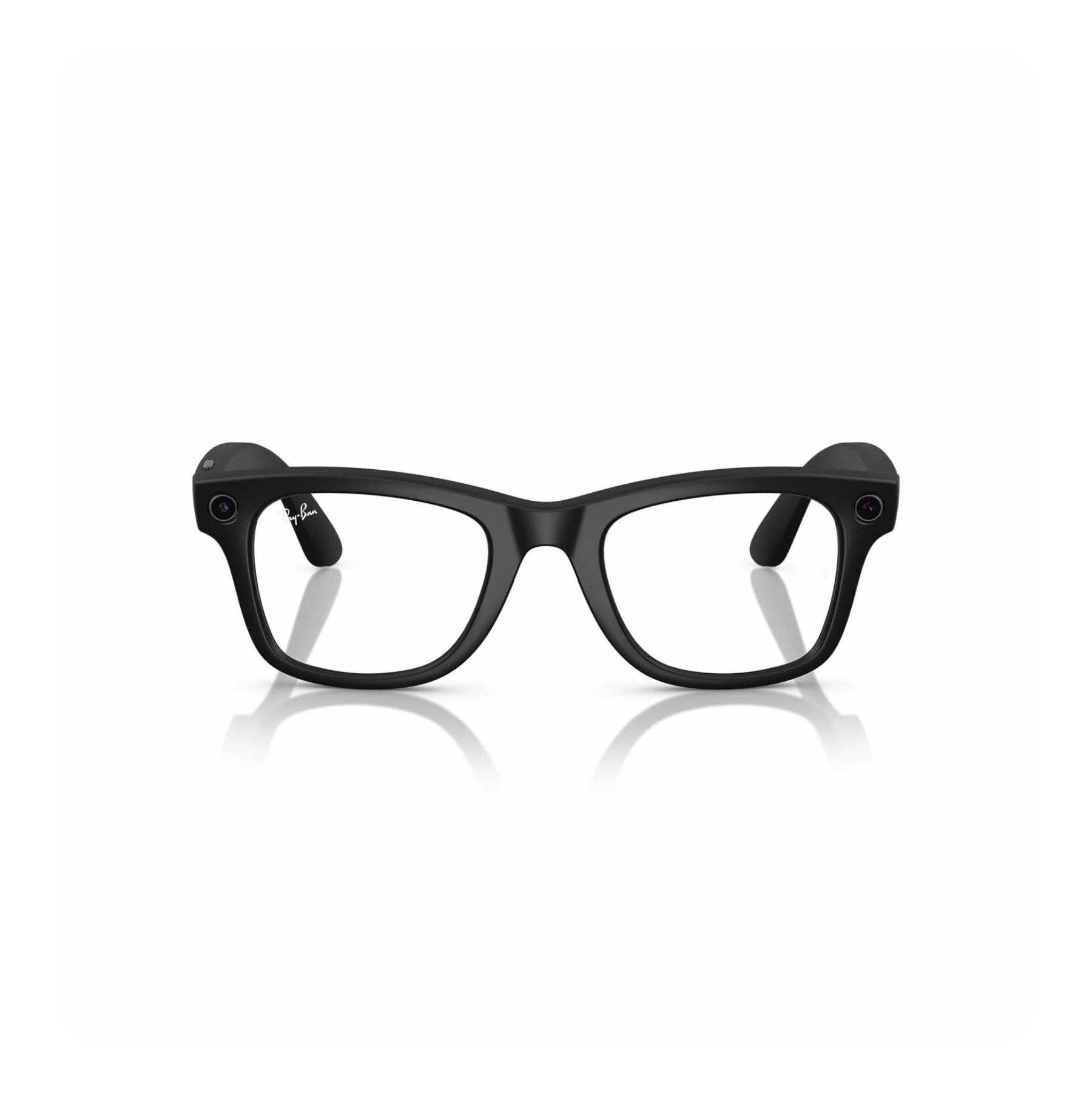 RayBan Meta Wayfarer, 155/53 размер, Матовый черный/прозрачный с переходом в графитово-зеленый, RW4008 в Ейске