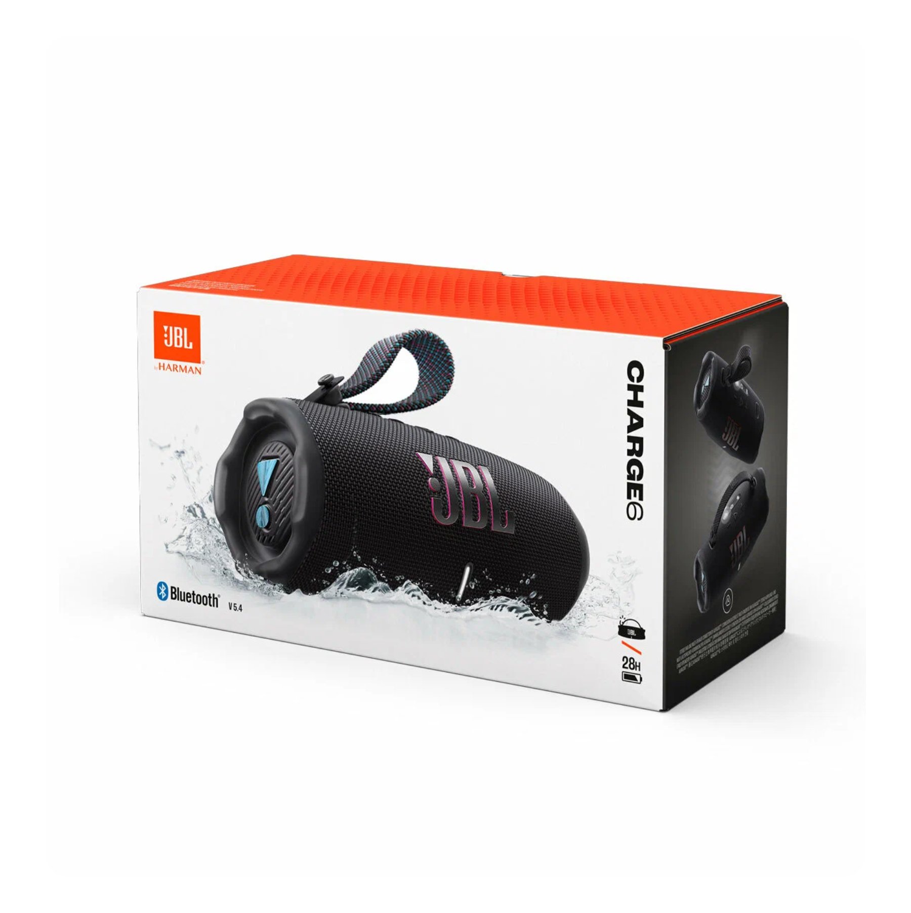JBL Charge 6, Черно-оранжевый