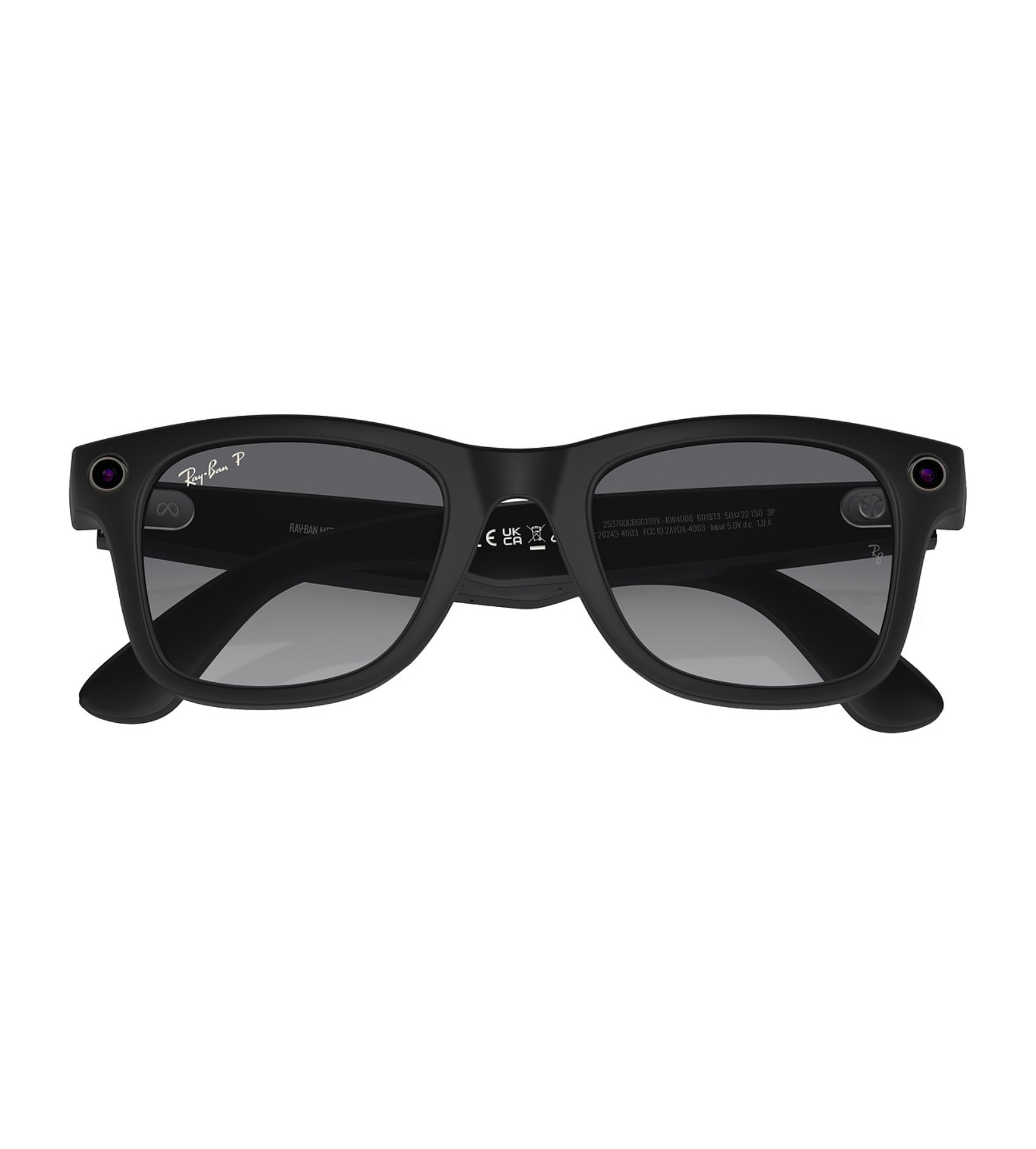 RayBan Meta Wayfarer, 155-53 размер, Матовый черный графитовый градиент, RW4008 в Ейске