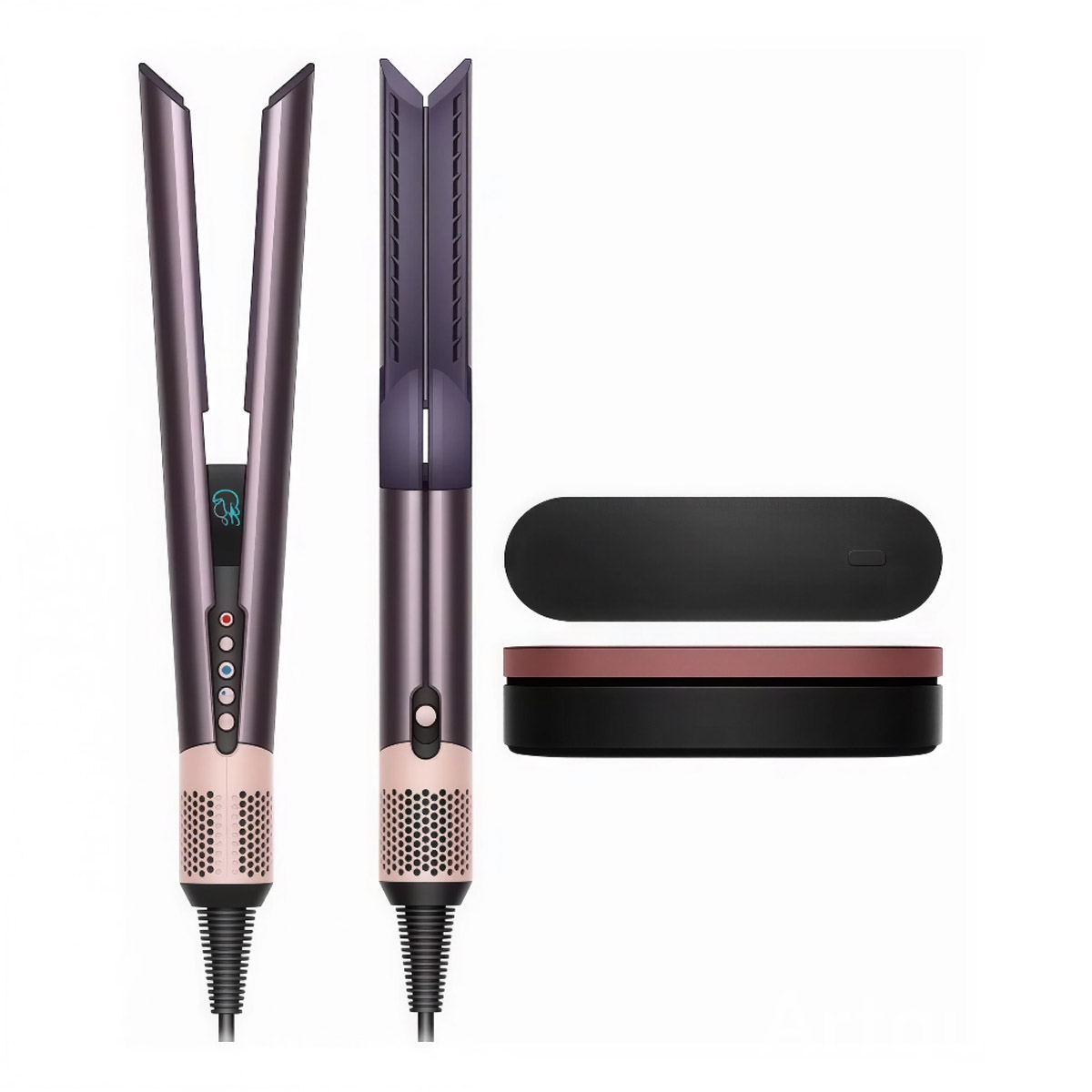 Выпрямитель для волос Dyson Airstrait Straightener HT01 (Jasper Plum) - Подарочный кейс для хранения