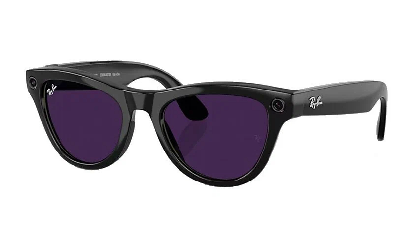 RayBan Meta Skyler RW4010 Shiny Black Amethyst (150 - 52 Size), Черный в Ейске