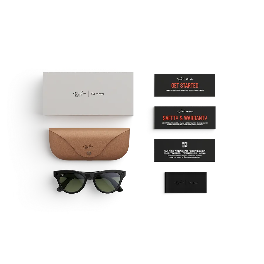 Умные очки RayBan Skyler RW4010 Shiny Black/Green (150 - 52 Size) в Ейске