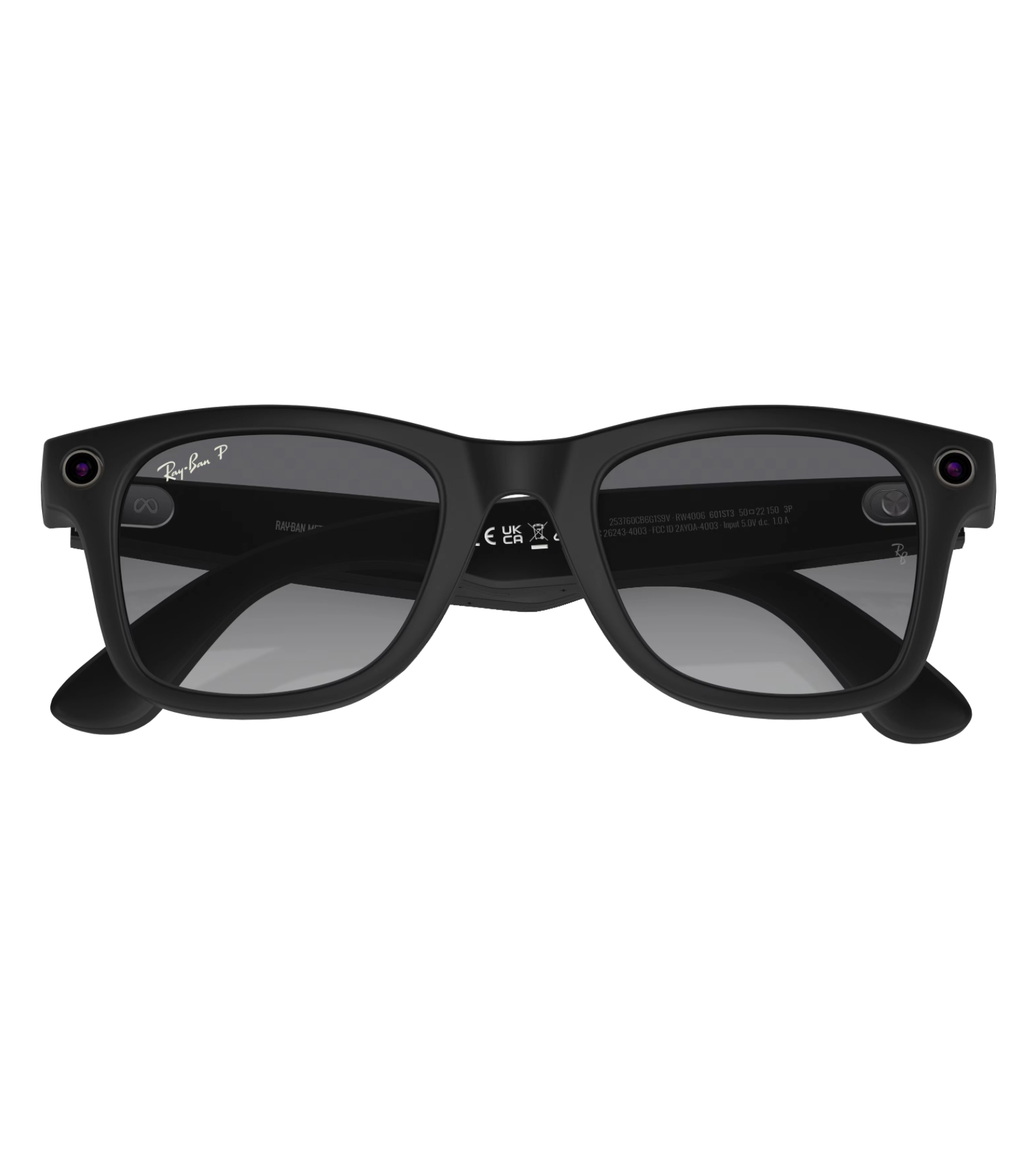 Умные очки RayBan Wayfarer RW4006 Matte Black/Gradient Graphite (150 - 50 Size) в Ейске