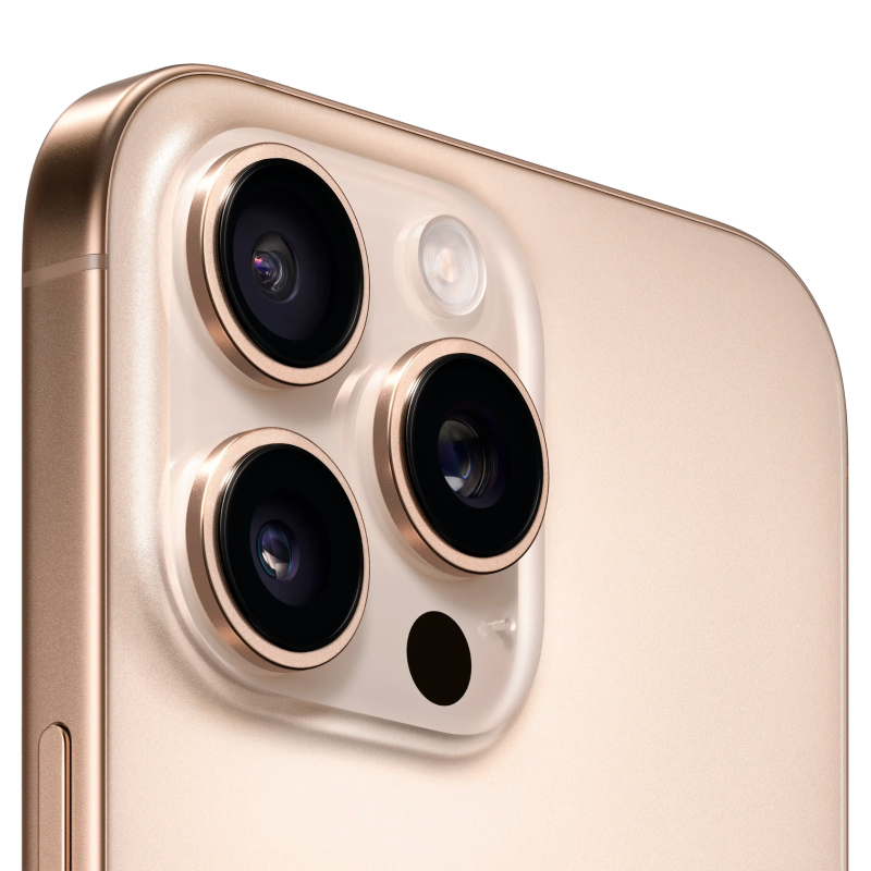 iPhone 16 Pro Max 256Гб (1 sim + eSIM / 93% / Без коробки) Пустынный титан - Б/У ★★★☆☆