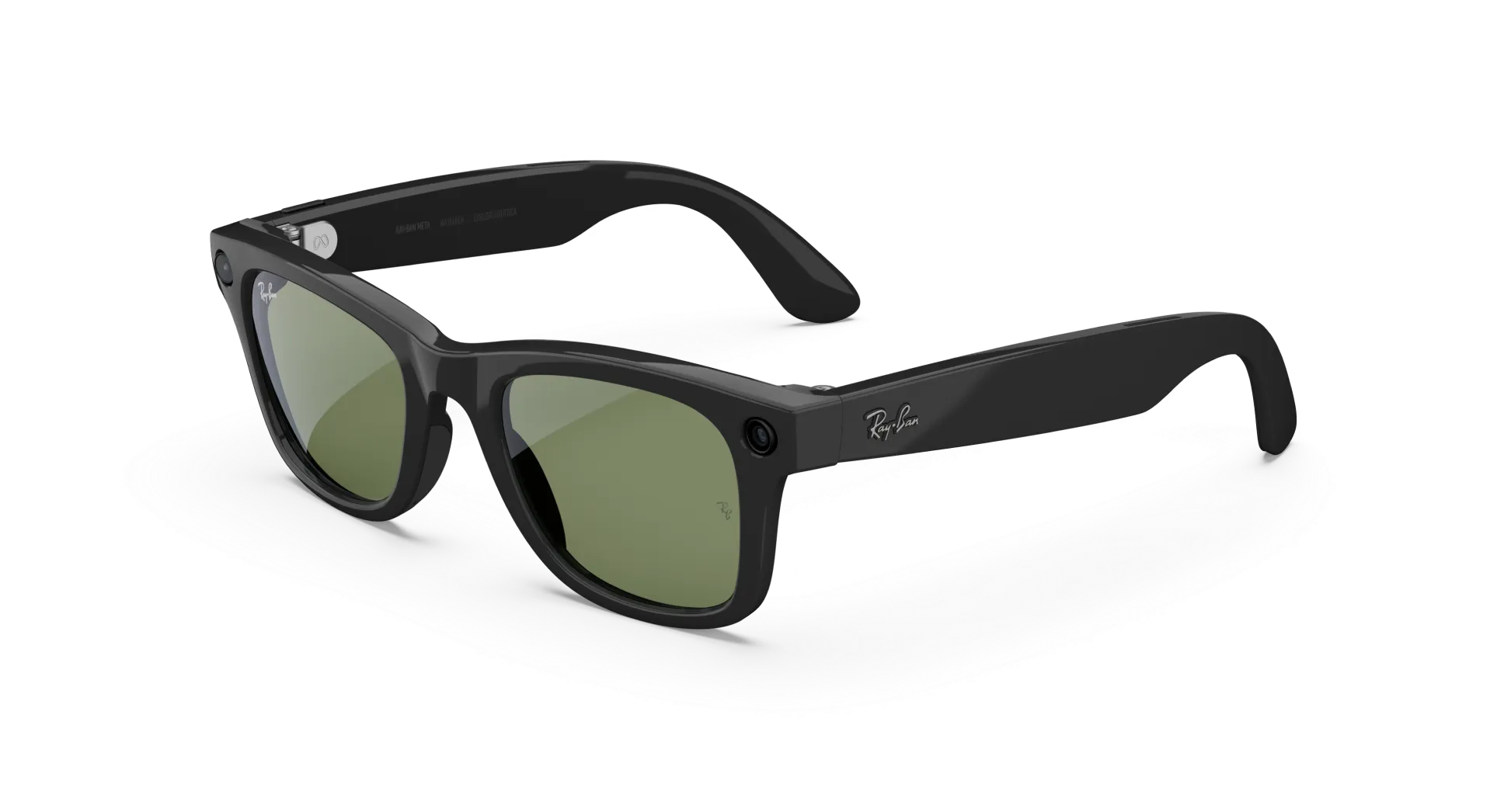 Умные очки Ray Ban Wayfarer (Gen 2) Green Shiny Black G15 (150-50) в Ейске