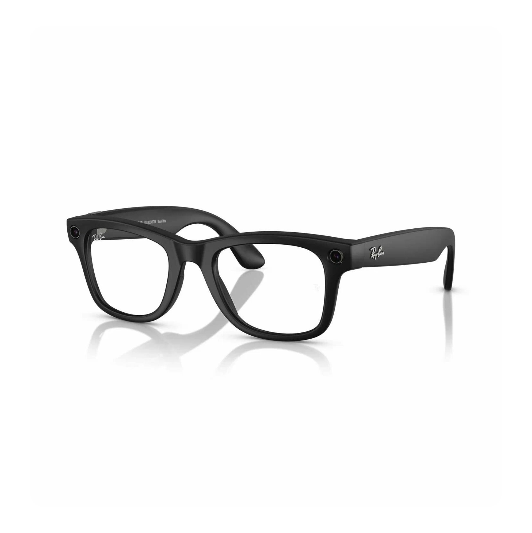 RayBan Meta Wayfarer, 155/53 размер, Матовый черный/прозрачный с переходом в графитово-зеленый, RW4008 в Ейске