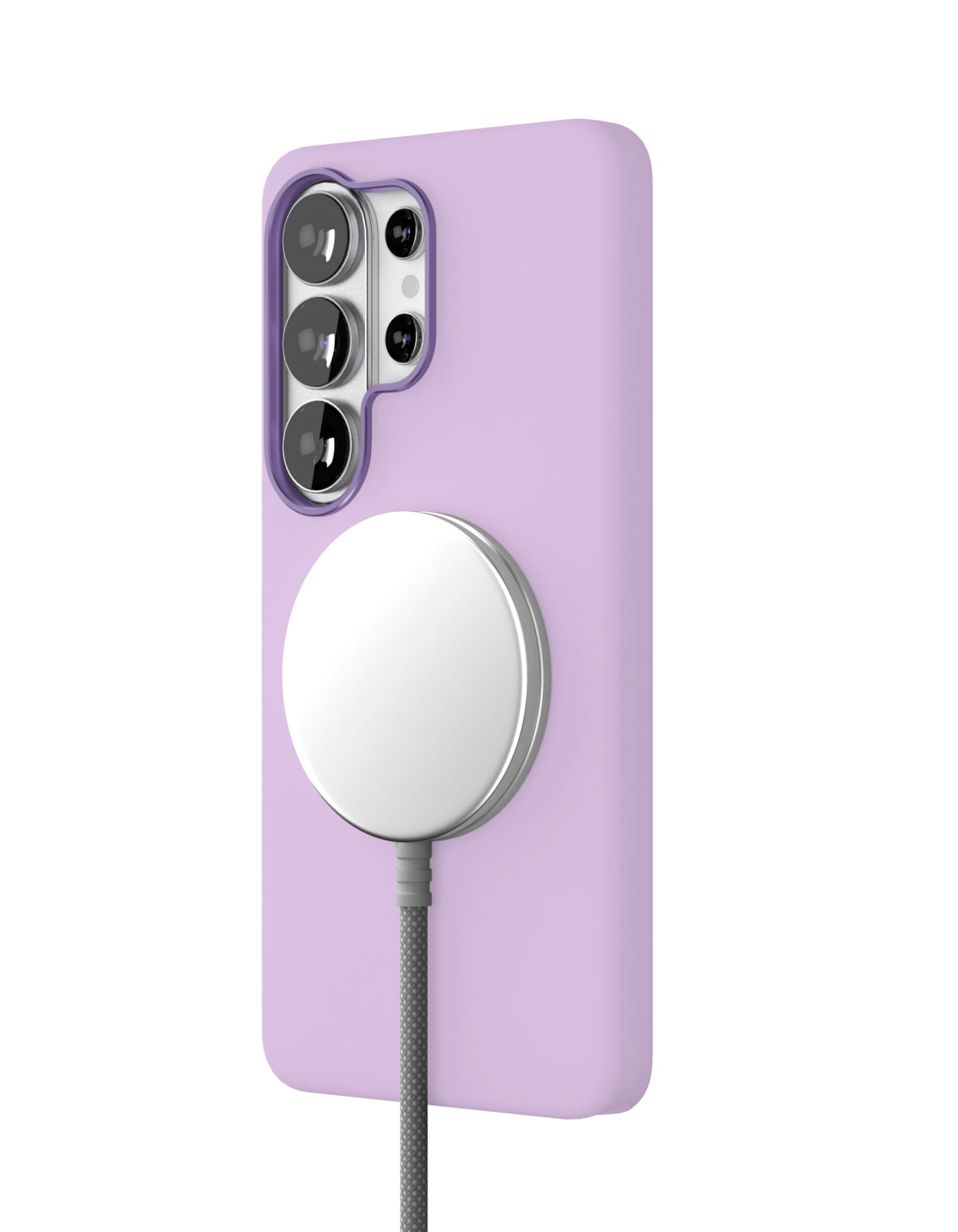 Чехол защитный VLP Aster Pro Case с MagSafe для Samsung Galaxy S26 Ultra, лавандовый