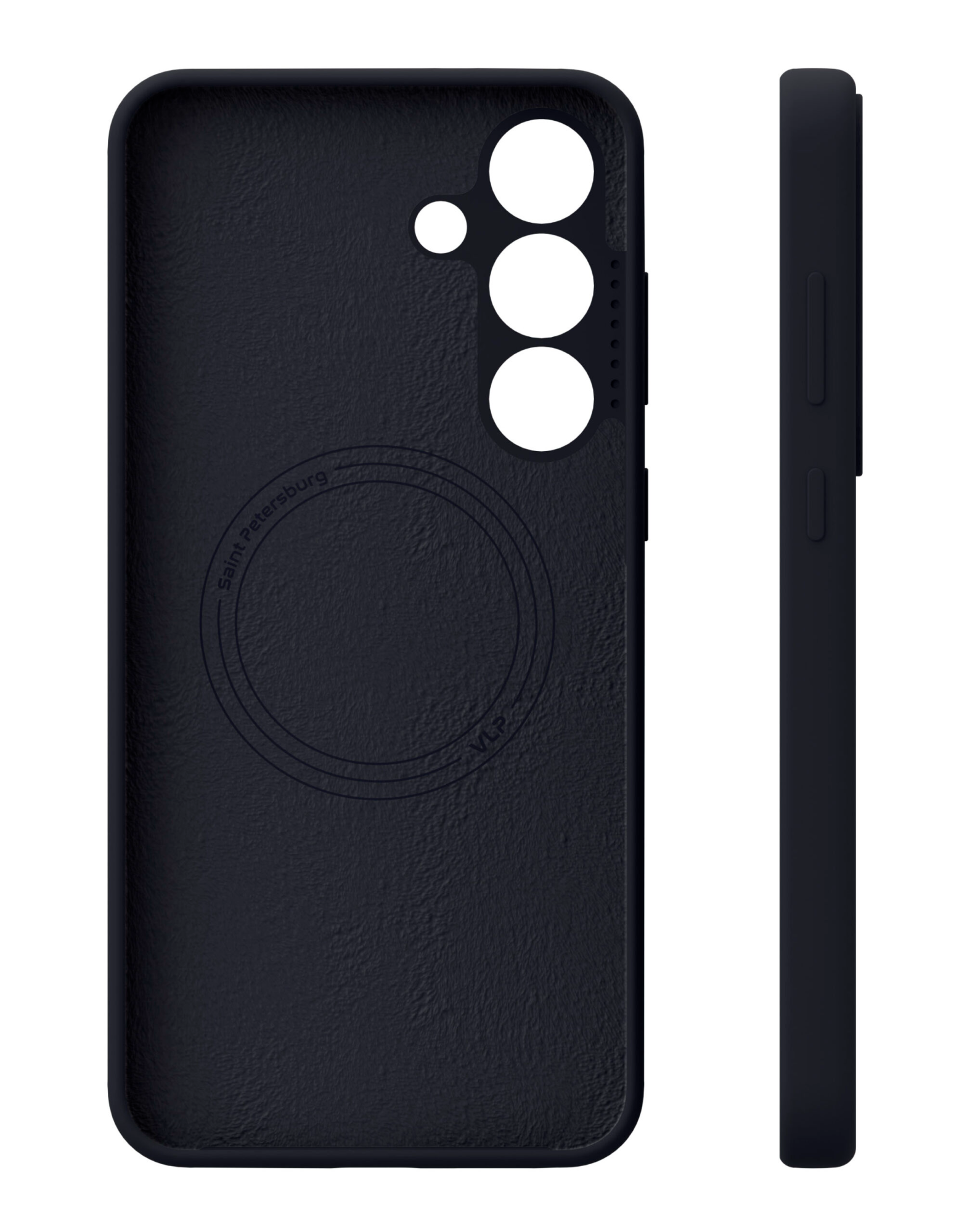 Чехол защитный VLP Aster Case с MagSafe для Samsung S25 FE, Черный