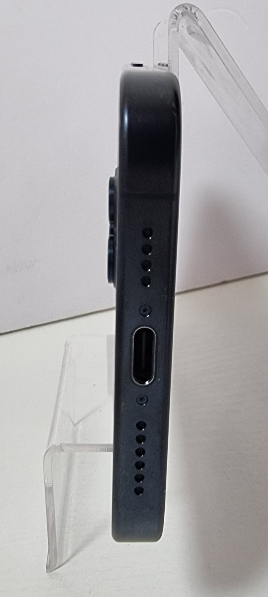 iPhone 15 Pro Max 512Гб (1 sim + eSIM / 88% / Без коробки / Заменен дисплей / Не работает широкоугольная камера) Синий титан - БУ ★★★★☆